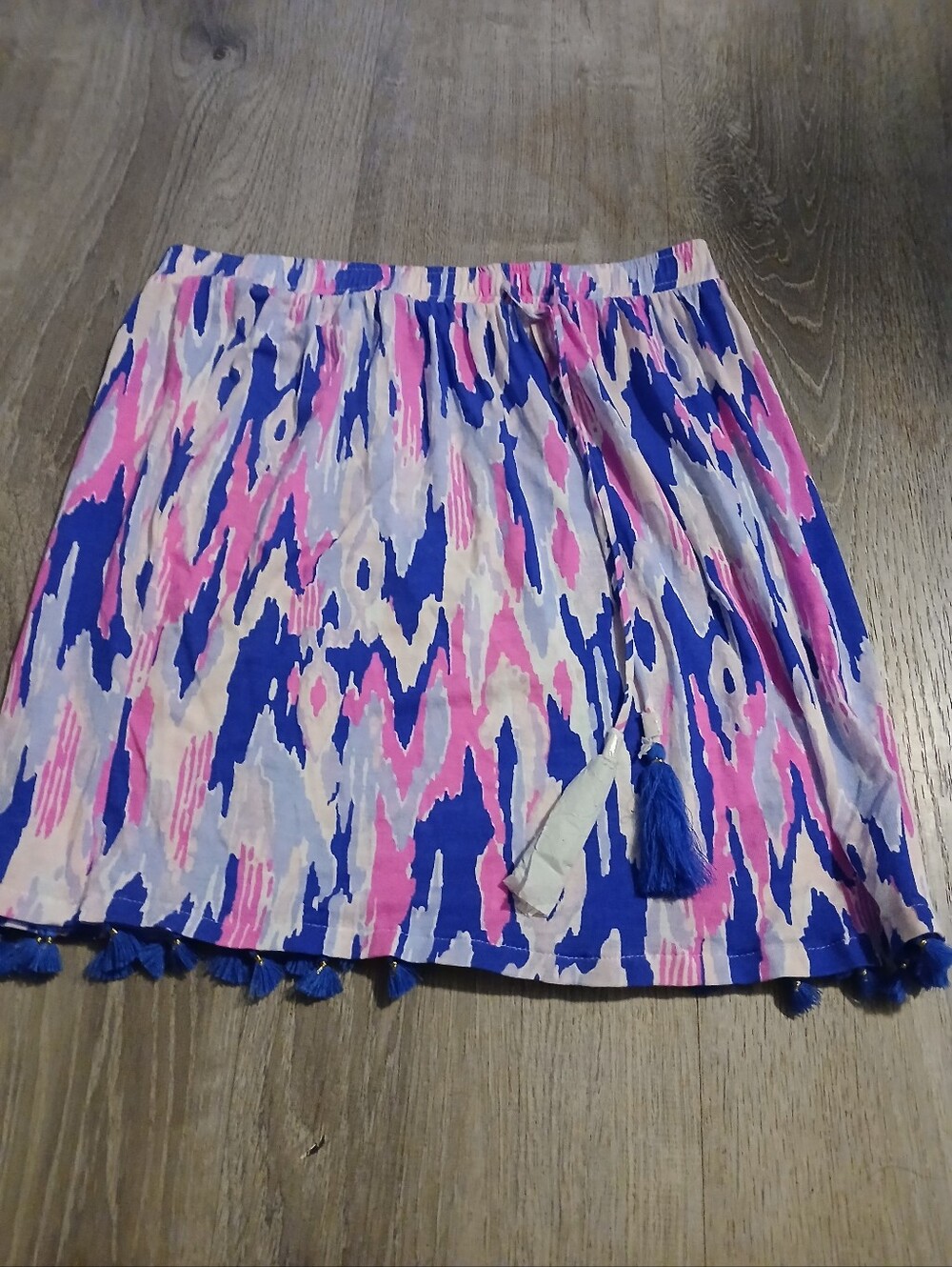 Lilly Pulitzer Mini Skirt in Blue and Pink